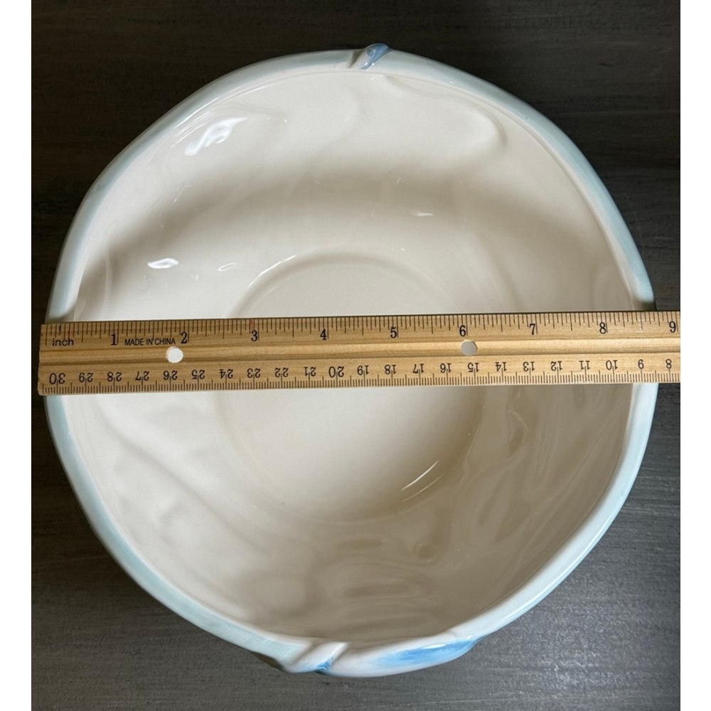 Pier 1 Sea Life 9x5 Serving Bowl Ocean Retired Rare Collectible - Picture 9 of 9